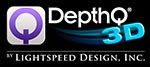 DepthQ3D Logo Horizontal +LDI - RGB Hi-Res PNG for Dark Backgrounds