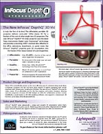 InfocusDepthQ 3D Video Projector