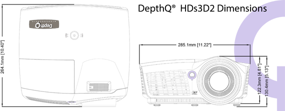 You are visiting the DepthQ® HDs3D2 Projector Specifications page